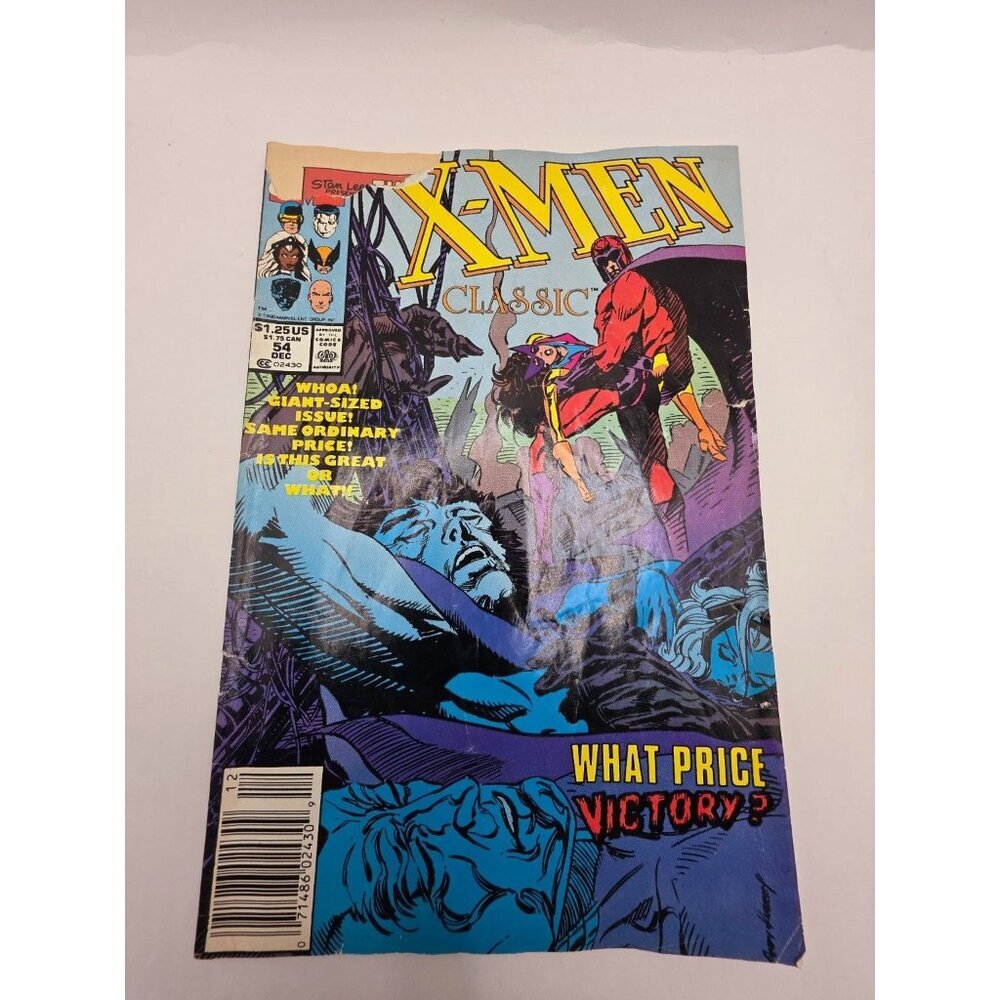 X-Men Classic #54 Marvel Newsstand 1989 Magneto